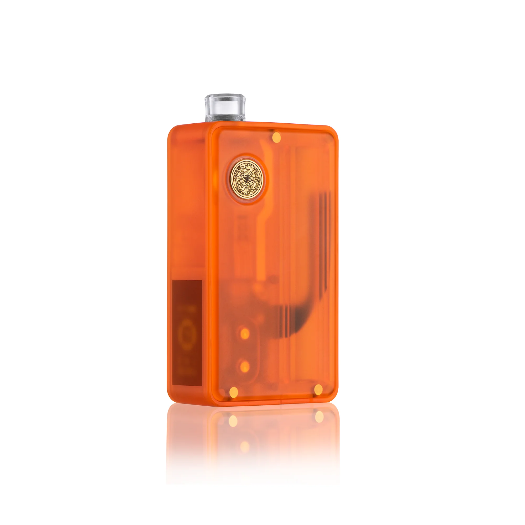DOTMOD_AIO_V2_Lite_橘色輕量化設計的V2 LITE，擁有2.7ml 煙油倉，兼容 Dotmod 霧化芯從 0.3Ω 到 1.2Ω 都能使用